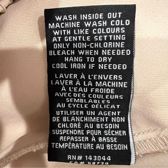 7 FOR ALL MANKIND Drawstring Cargo Utility Pants Straight Pull On Tan Beige XS - Picture 12 of 13